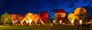 Hot air balloons at Longleat
