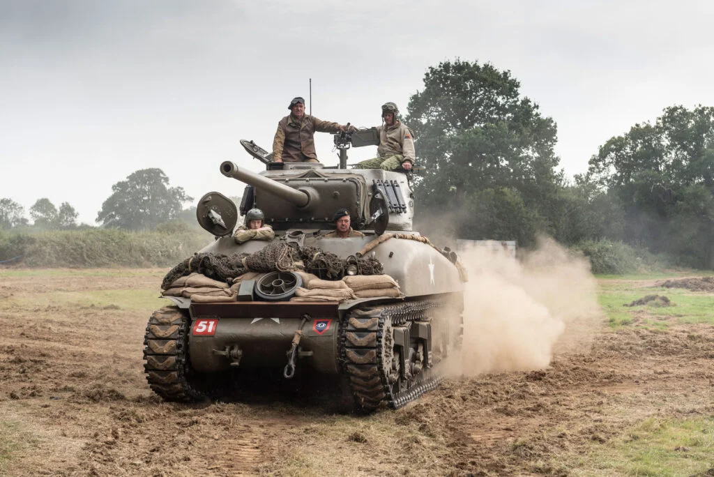 Sherman Tank at Capel Military Show