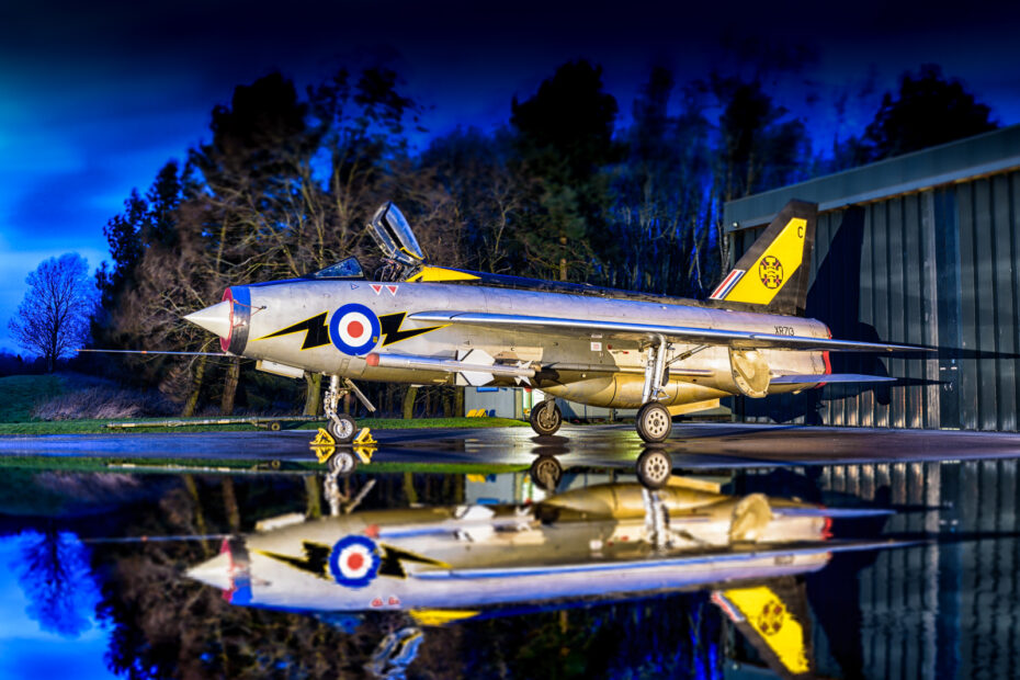 English Electric Lightning jet at the Lightning Preservation Group