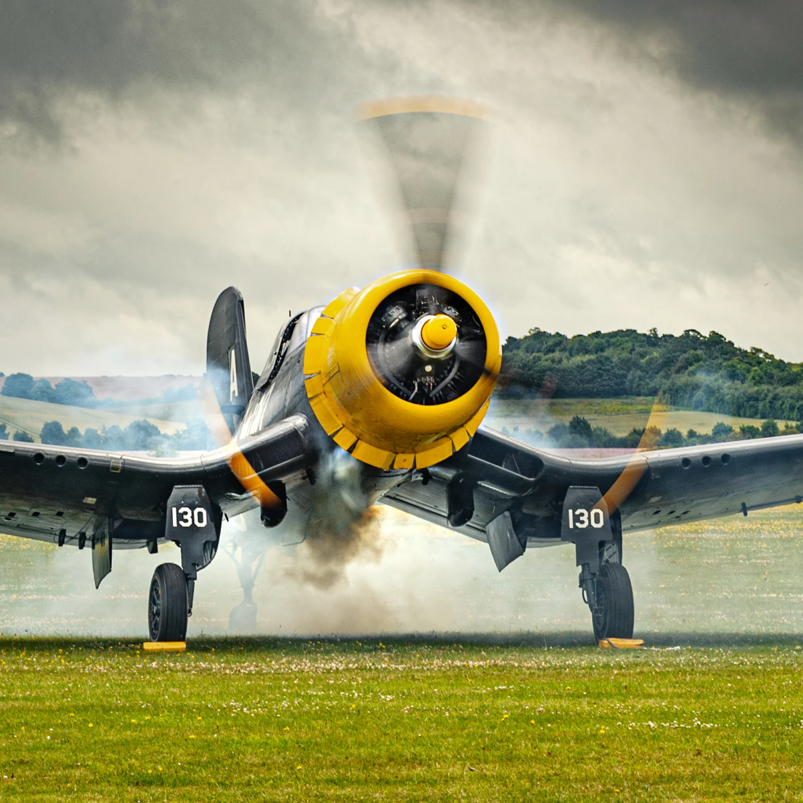 Vought FG-1D Corsair KD345 on static display