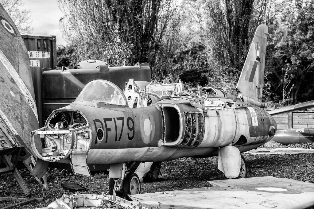 Folland Gnat jet trainer at North Weald