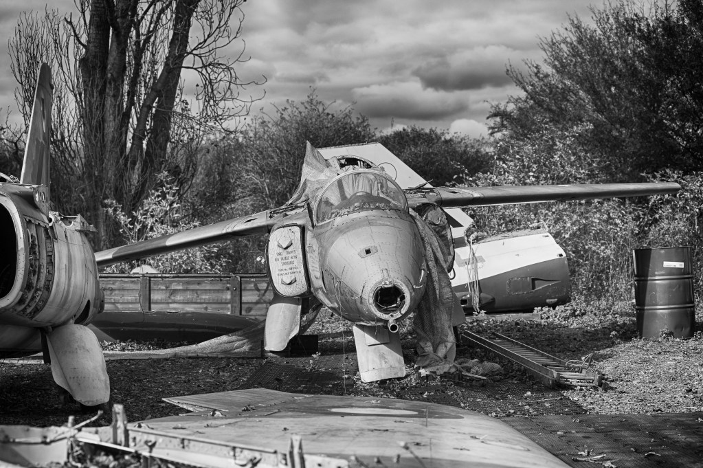Folland Gnat jet trainer at North Weald