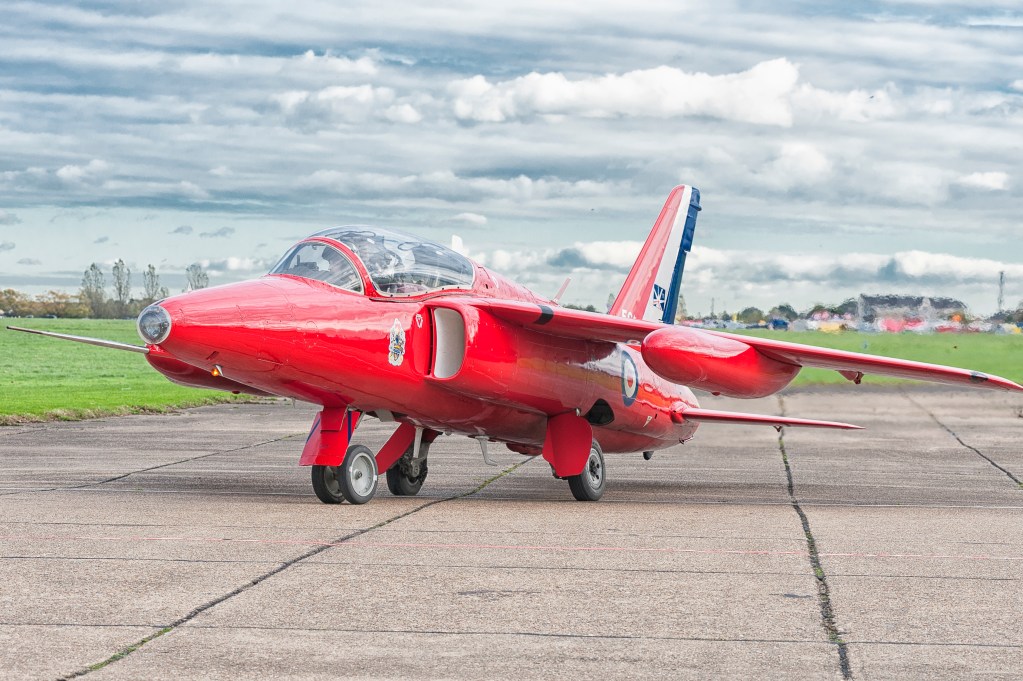 Folland Gnat jet trainer at North Weald