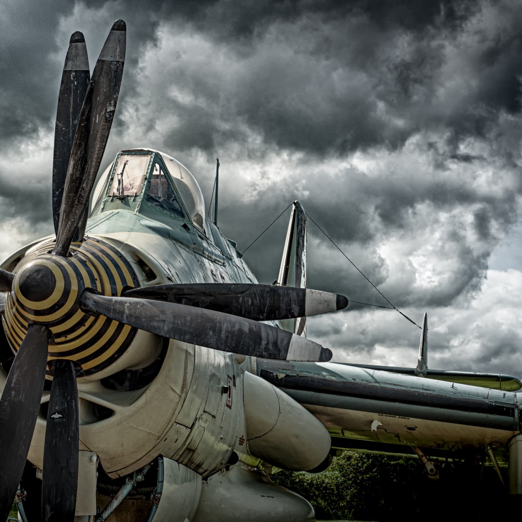Fairey Gannet AEW3 XP226 on display at the Newark Air Museum