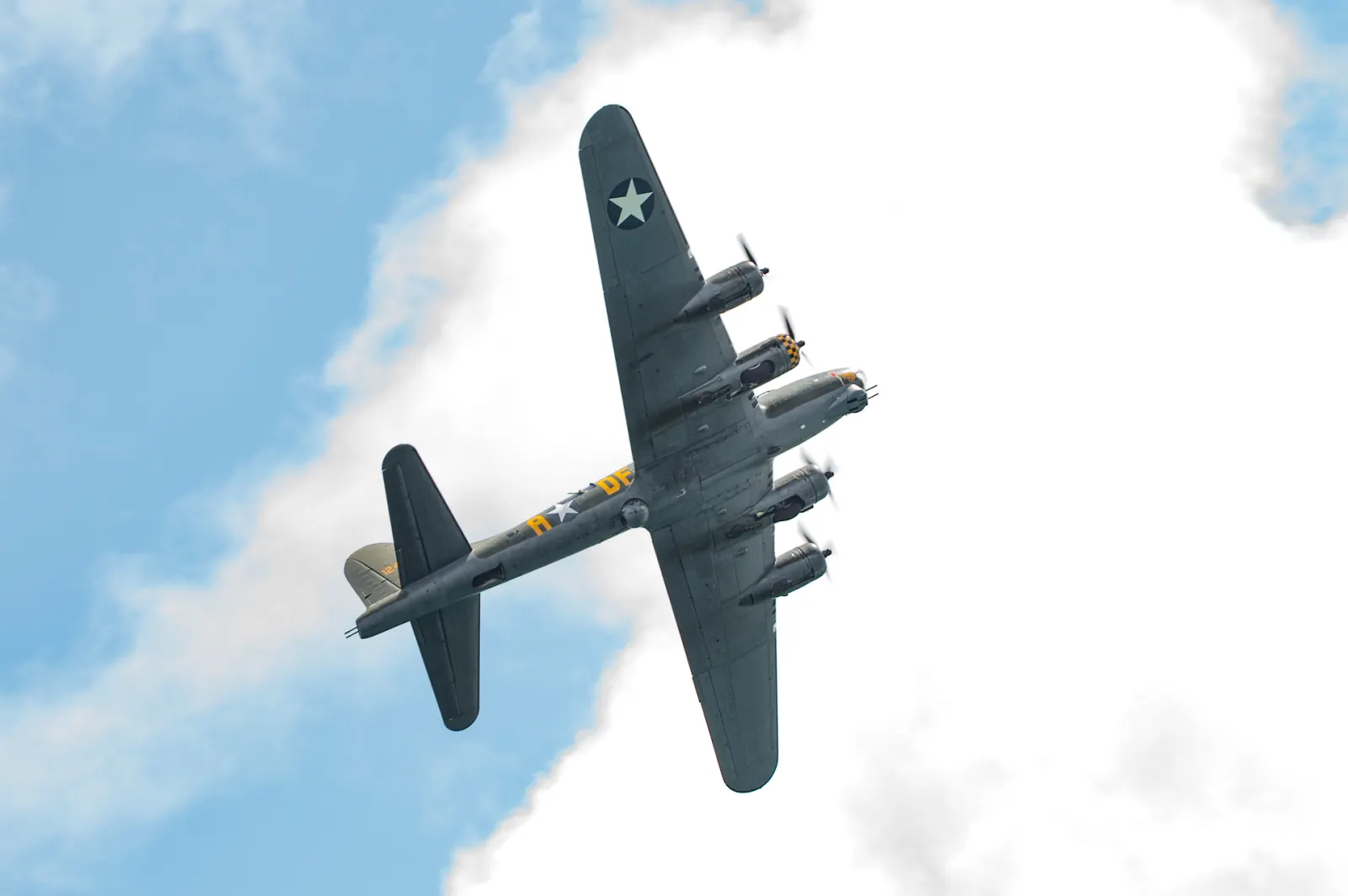 B-17 Flying Fortress Sally B in flight
